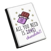All You Need Is Love Schokolade Passport Halter HüLle ÜBerzug GeldböRse - Lustig