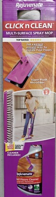 Click N Clean Multi-Surface Microfiber Spray Mop