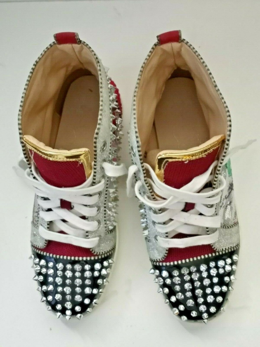 Christian Loubooutin Red Bottoms Fashion Sneaker Size 45