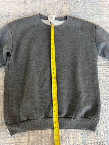 Grey two Piece long sleeved Crew neck Sweatsuit Youth size 2 XL - Picture 6 of 12