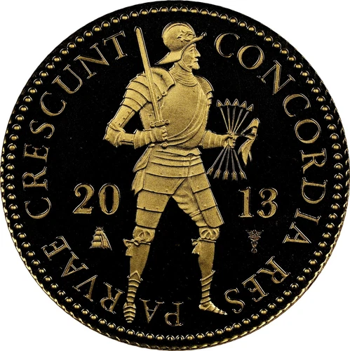 2013 Netherlands Gold Ducat NGC PF-69 Ultra Cameo TOP POP mintage 3,500 0.11 AGW