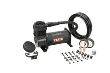 VIAIR 380C Stealth Black Constant Duty Truck Mount Air Compressor  - 12 Volt
