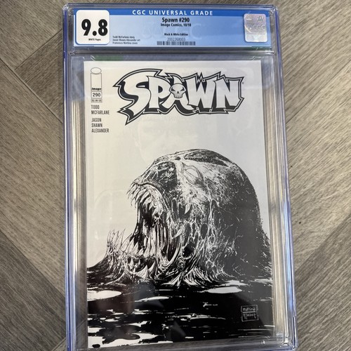 Spawn 290 CGC 9.8 GEM MINT SKETCH COVER BLACK AND WHITE EDITION ๐ฅ๐ฅ๐ฅ - Picture 4 of 7
