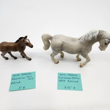 Schleich Lipizzaner Stallion 2004 13297 Hanoverian Foal Colt 2003 Pre-owned
