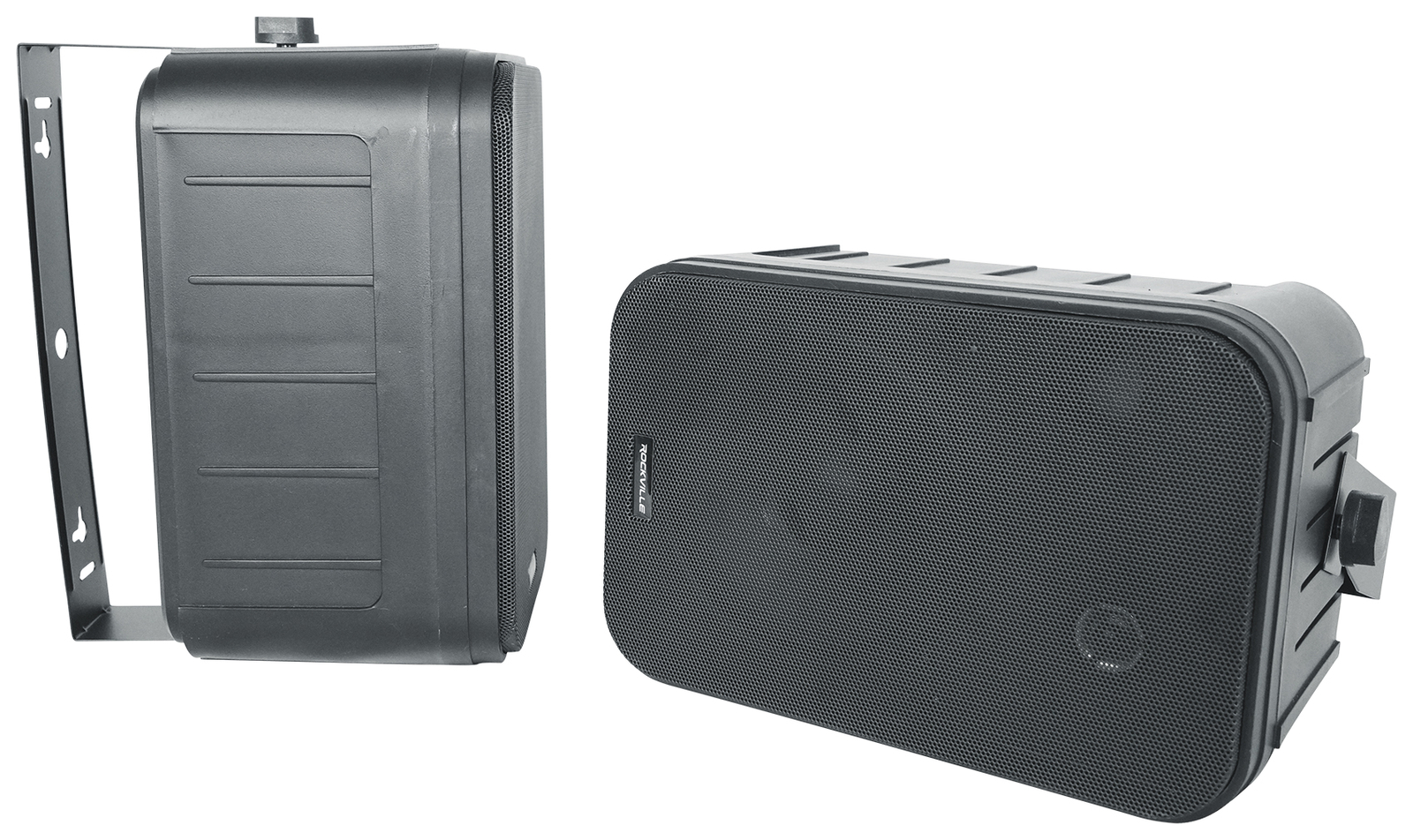 4 Колонки Rockville HP65S 65 Black Marine Box с поворотным кронштейном для лодок