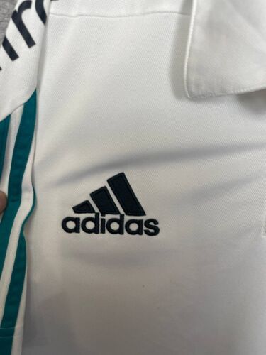 England Team Jersey Cricket Shirt White Adidas Polyester Trikot Mens Size L - Picture 3 of 10