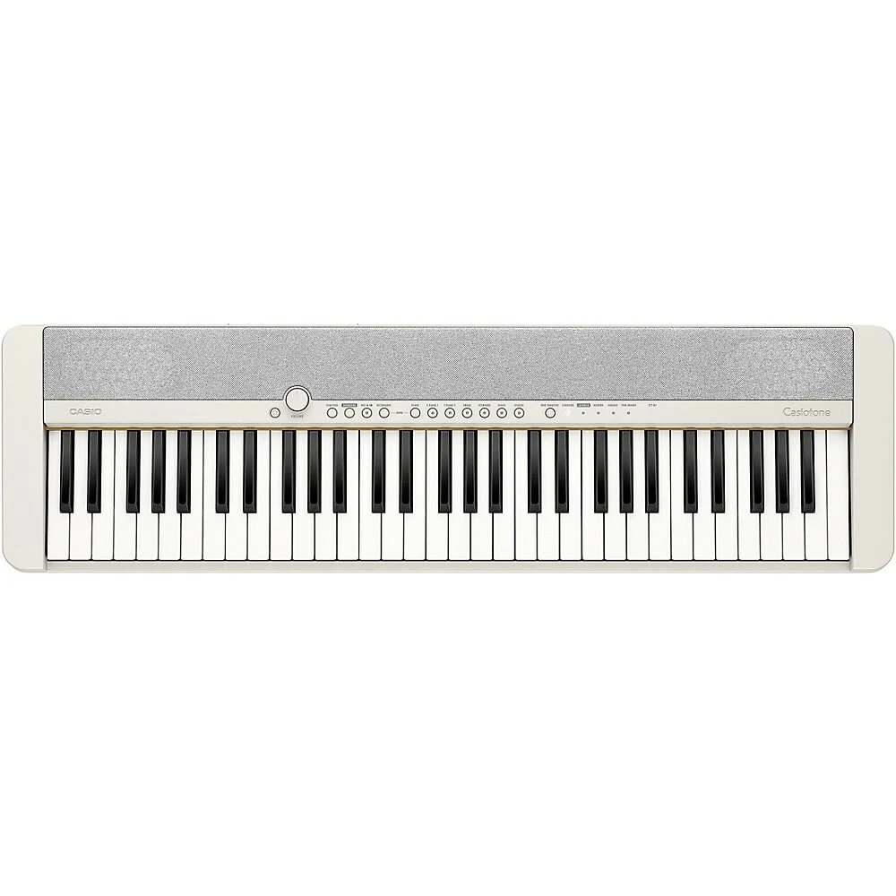 Casio Casiotone CT-S1 61-Key Portable Keyboard White 79767315085