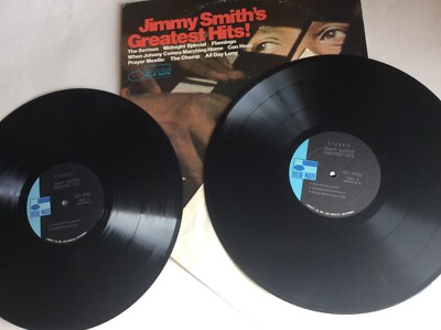 Jimmy Smith's 1968 Hits Double Record Album LP Blue Note Jazz BST