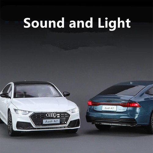 1:24 AUDI A7 Coupe Diecast Car Model High Simulation Sound & Light Kids Toy Gift - Picture 4 of 26
