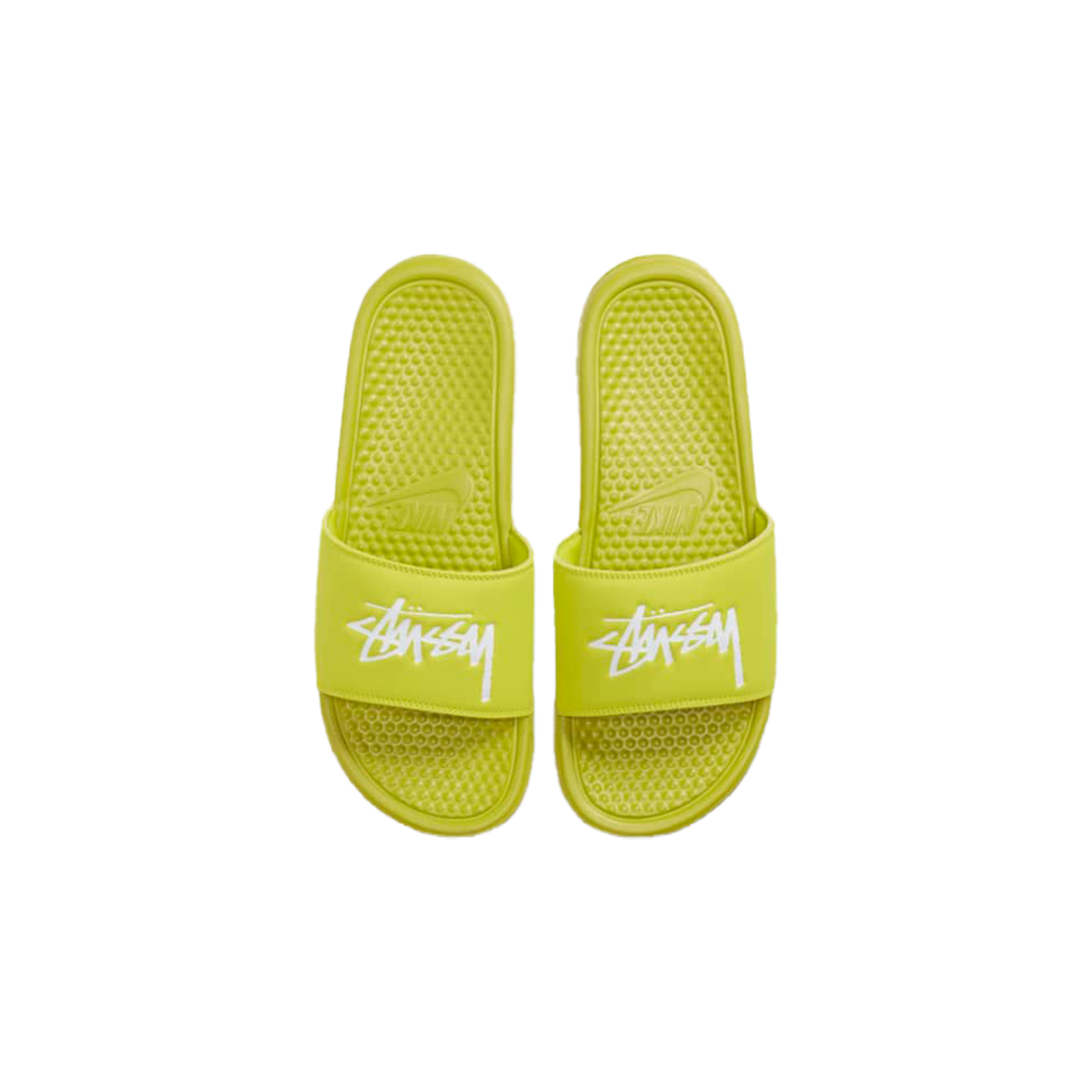 nike benassi slides yellow