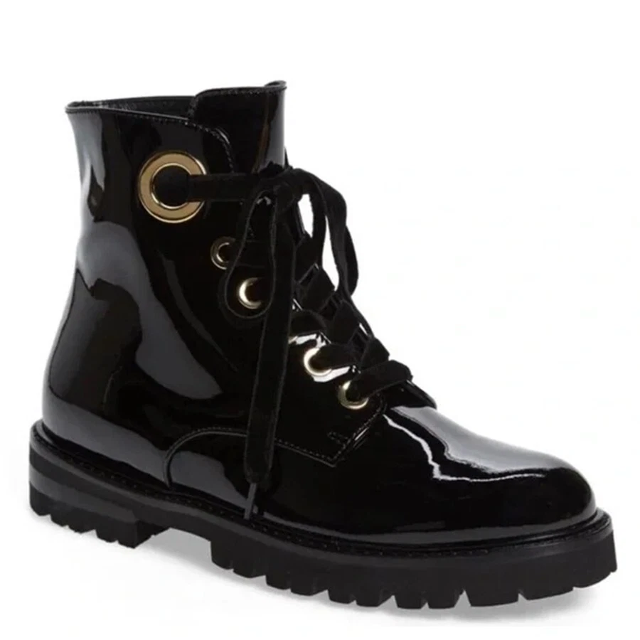 Agl leather biker boot cheap