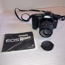 CANON EOS REBEL 35MM CAMERA WITH 24-70MM LENS SIGMA ZOOM JAPAN MANUAL