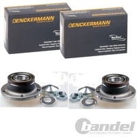 2X Denckermann RADLAGER-SATZ Hinten Passend FüR Fiat 500L Doblo Tipo Opel Combo