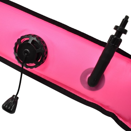 Tauchen 6ft Oberflächenmarkierer mit Bleigewicht, Pfeife, Druckknopf, pink - Bild 3 von 4