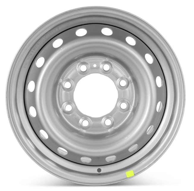 Llanta de acero nueva 17" x 7,5" plateada OEM 2012-2021 Nissan NV1500 NV2500 NV3500 Foto 2 de 4