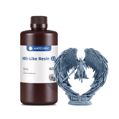 ANYCUBIC 2nd Gen Resin Technology ABS-Like Resin 2.0, 3D Printer Resin with H...