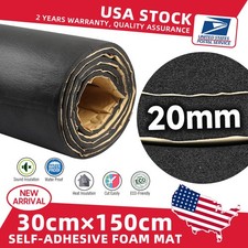 Car Engine Hood Firewall Heat Shield Insulation Sound Deadener Deadening Pad Mat