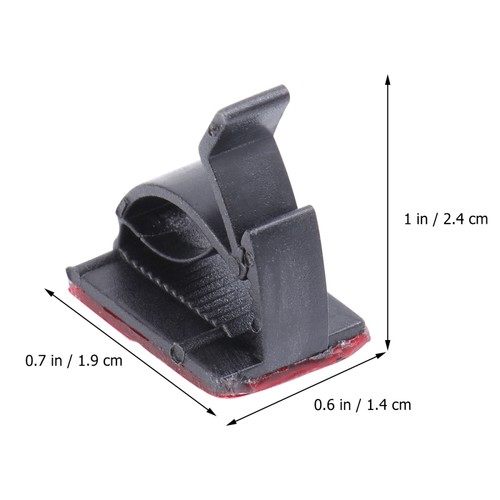 100 Pcs Verdrahtungsclip Drahtbefestigungsclip Klebrige Kabelclips - 第 10/11 張圖片
