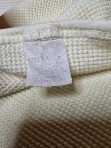 Vintage Carters Waffle Thermal Weave Yellow Baby Receiving Blanket USA 27x36” - Picture 7 of 7