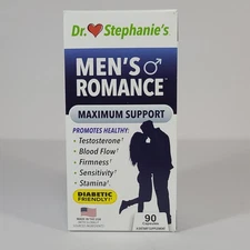 Dr. Stephanie's Men's Romance Max Support Energy & Endurance 90 Capsules 04/2026