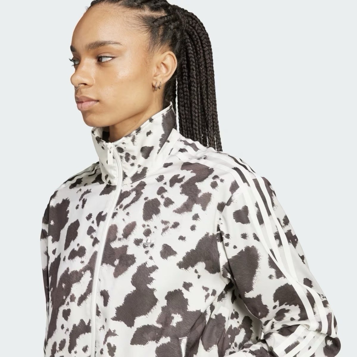 Adidas Originals Satin Track Jacket “Cow Print” ALL SIZES (KA2683 Adidas Originals Satin Track Jacket “Cow Print” ALL SIZES (KA2683