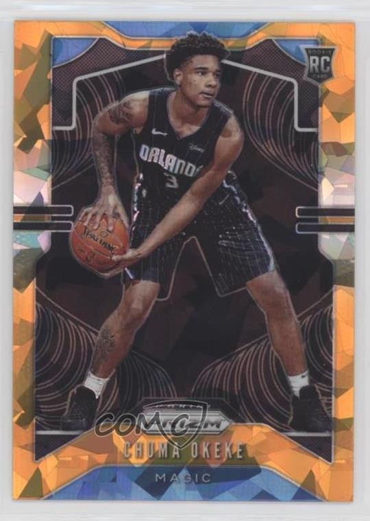 2019-20 Panini Prizm Rookie Orange Ice Prizm Chuma Okeke #262 0y59