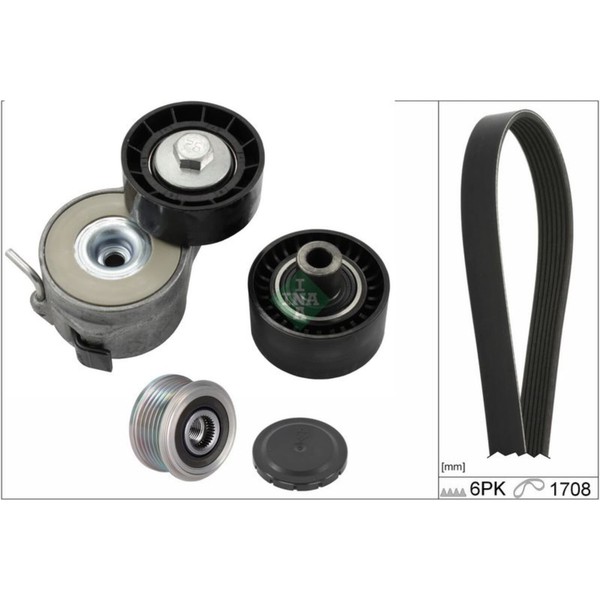 Schaeffler INA KEILRIPPENRIEMEN-SATZ Passend FüR CitroËN Berlingo C5 Jumpy-image