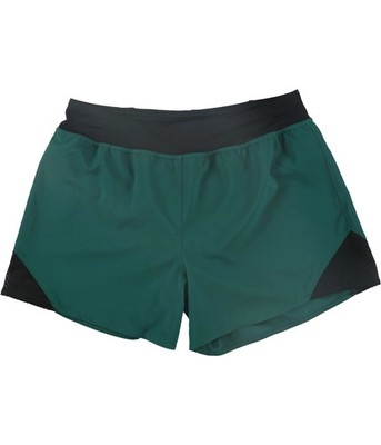 Reebok Womens WOR Knit Woven Athletic Workout Shorts, Green, X-Large