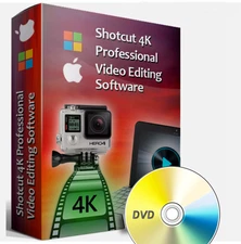 Shotcut Professional Video Editing Software | Windows/Mac | DVD