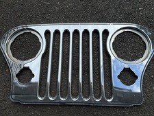 Jeep 1972-1986 Cj5 Cj7 Cj8 Front Chrome Grille Grill Overlay Laredo Decent. 2 Jeep 1972-1986 Cj5 Cj7 Cj8 Front Chrome Grille Grill Overlay Laredo Decent. 2