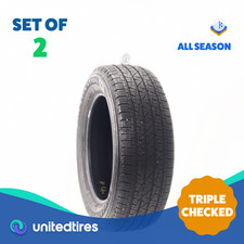 Set Of 2 Used 24560r18 Firestone Destination Le2 105h - 7.532 Set Of 2 Used 24560r18 Firestone Destination Le2 105h - 7.532