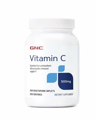 Gnc Vitamin C Advanced Immune Support Antioxidant 500mg 250 Vegetarian Caplets 