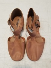Capezio Jazz Dance Shoes Size 7.5M New 321 B1 B7 Split Sole Leather Upper 3864