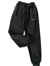 BoxRaw Large Black Hagler Sauna Pants Joggers Boxing Training 26 X 32
