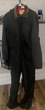 Men  s Vintage Blizzard Pruf Coveralls Dk Gray, 48 Chest, 40  Waist, 30  Inseam