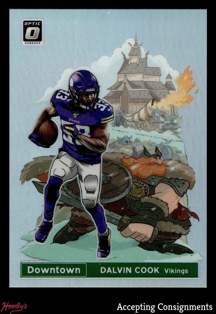 2020 Donruss Optic Downtown #17 Dalvin Cook SP VIKINGS