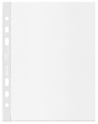 Esselte 627495 100 Prospekthüllen transparent genarbt