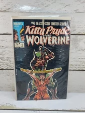 Marvel Comics Kitty Pryde And Wolverine #4 1985 Vol 1 Vintage Comic Book Sleeved