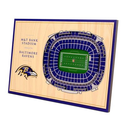Baltimore Ravens NFL YouTheFan! 3D Stadium View Desktop Schild