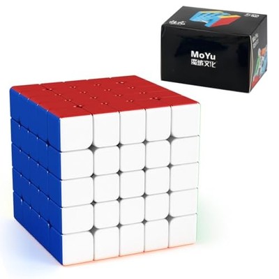 Moyu Meilong 5M 5x5x5 Competitive Cube with Built-in Magnets Stickerless for