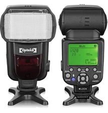 Opteka IF-980 Speedlight Flash for DSLR Cameras. NEW.