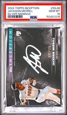 2024 Topps Inception Silver Signings #SSJM Jackson Merrill PSA 10