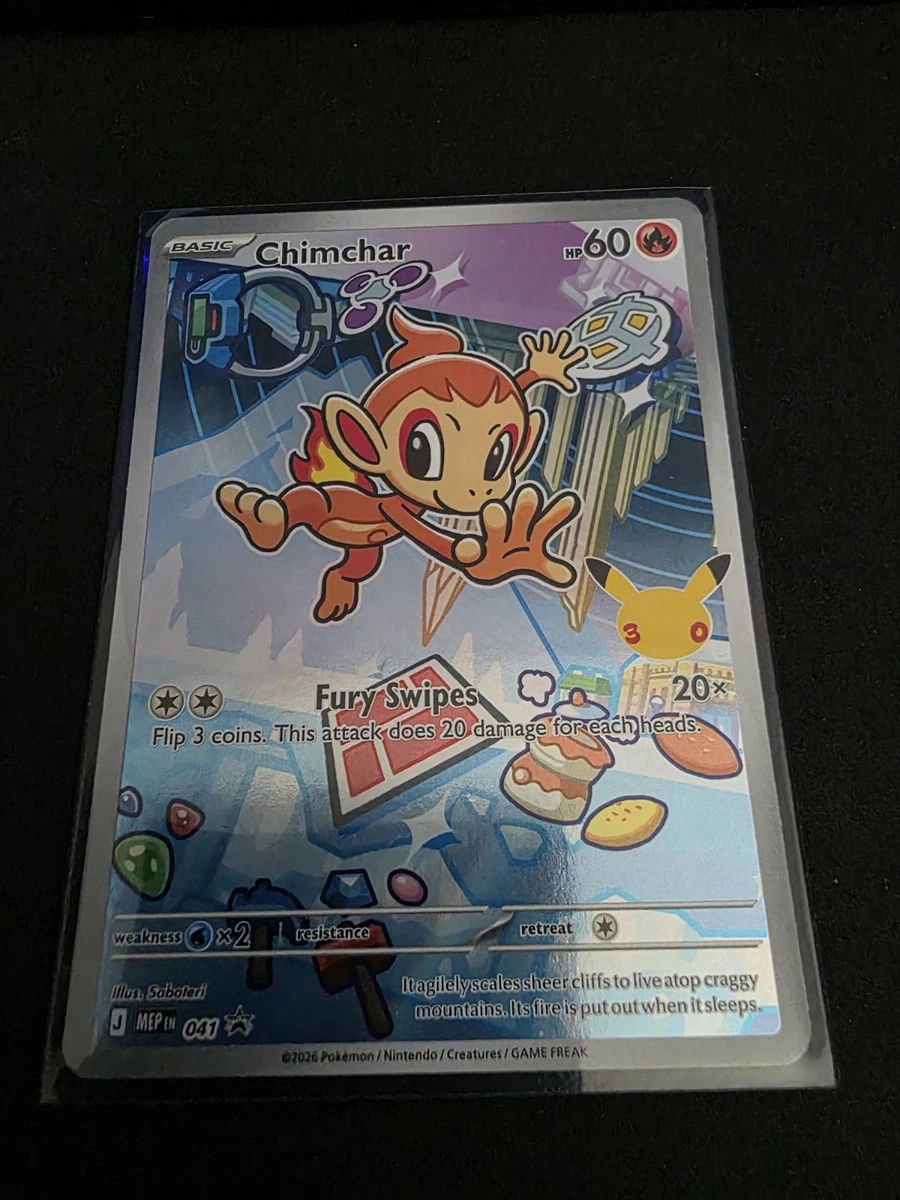 pokemon thundurus card Pokemon EX Chimchar Promo Card with 3 Packs – PokeOrder.com