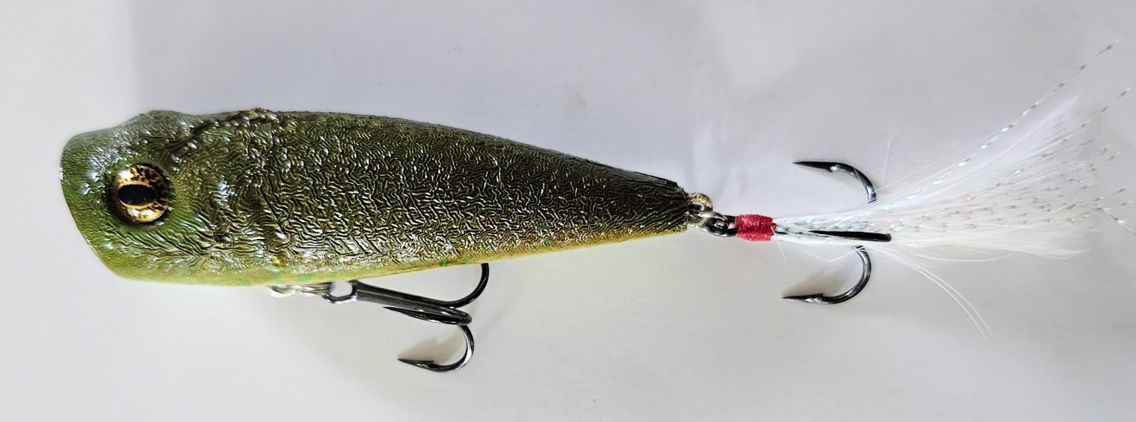 (6) H2O Xpress TWP Topwater Poppers 1/4 oz 2-1/2" 6 Colors In Set Pre-Owned  - Image 14