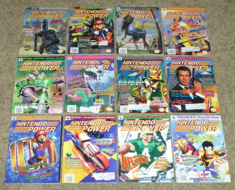 Nintendo Power Magazine Lot (12 Issues) Complete Year 1997, Magazines