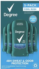 Degree Men's Cool Rush 48 Hour Deodorant, 5 pk.