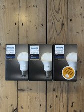 Philips Hue White Smart Bulb E27 – Warm White 2700K – 806lm – X3 Pack