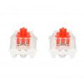10Pcs Mechanische Tastatur Schalter Rot Schalter Legierung Touch Spot Langle GOD - Bild 8 von 13