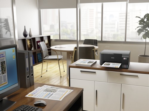 Epson EcoTank ET-2860 Inkjet MFP Multifunktionsdrucker Tintenstrahl Farbe A4 Dru - Bild 3 von 8