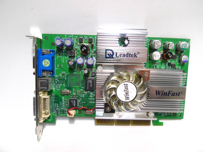 Leadtek Winfast A250 LE 64MB AGP Graphics Card DVI nVidia GeForce4 Ti4200 LR2896